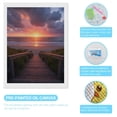 thumbnail image 3 of Diamond Art Kits for Adults - Pathway To Ocean Sunset Sky 5d Diamond Painting for Adults, Diamond Art for Adults Beginners, Frameless Diamond Painting Kits for Adults for Home Wall Decor, 3 of 7