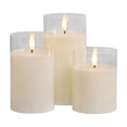 thumbnail image 2 of HOMETRENDS FLAMELESS 3PK WHITE CANDLE LIGHT, 2 of 5