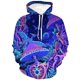 thumbnail image 3 of Sudadera con capucha con estampado 3D de arte abstracto de hongos, sudadera con capucha colorida e informal a la moda, sudadera con gráficos de talla grande para hombre, 3 of 5
