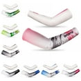 thumbnail image 2 of UV Protection Cooling Arm Sleeves 1 Pair Sports Compression Sleeves Cuff Cover for Sport, Cycling, Running, Basketball, Football, 2 of 12