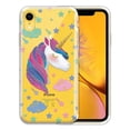 thumbnail image 1 of WIRESTER Soft TPU Clear Case Slim Protective Cover for Apple iPhone XR 6.1", White Magical Unicorn Stars, 1 of 1