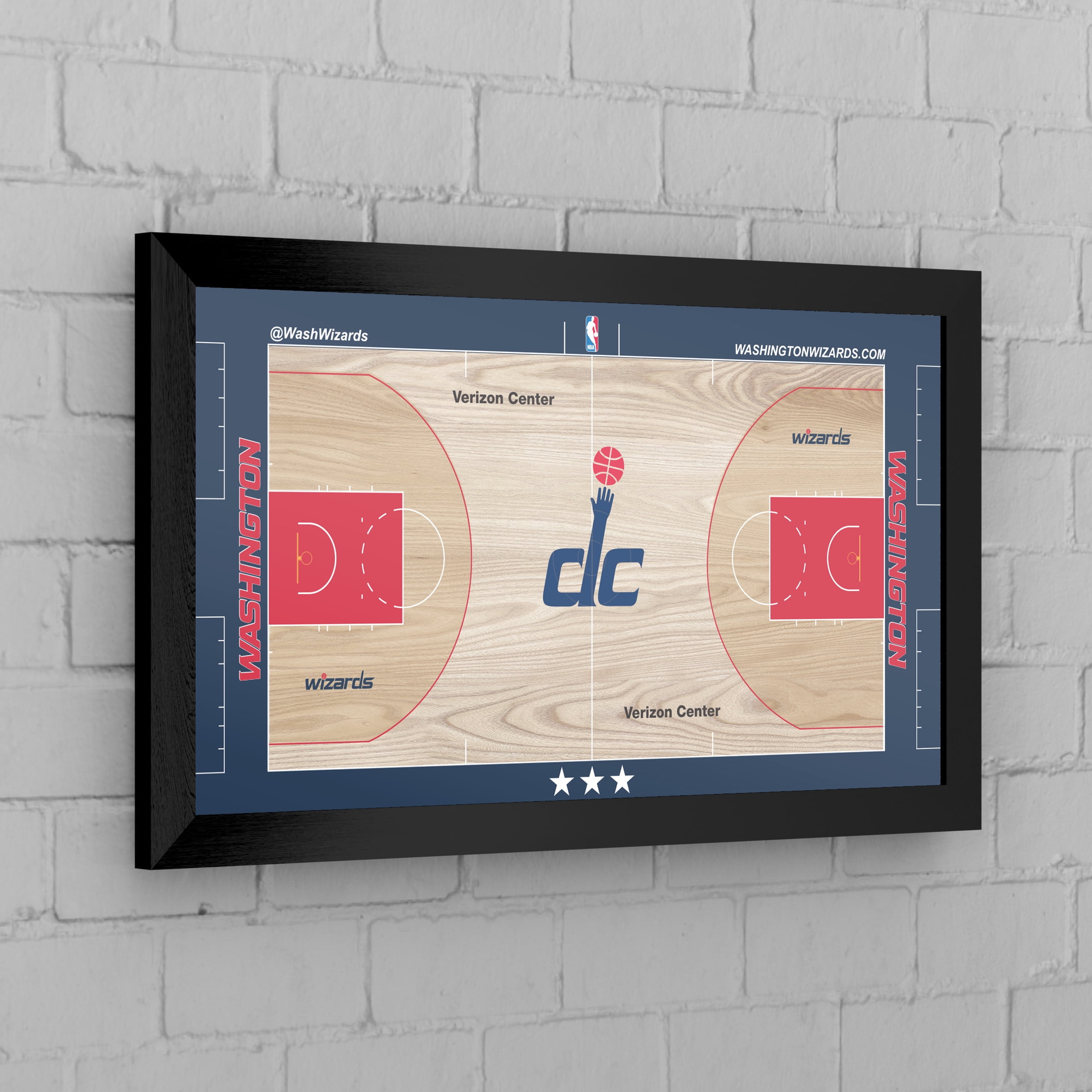 Washington Wizards Logo Ready-To-Hang Black Framed Wall Plaque