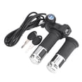 thumbnail image 1 of 1 par de aceleradores giratorios con pantalla LED de voltaje universal para scooters eléctricos de 12-99 V (plata), 1 of 7