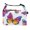 Gorgeous Butterfly, variant on Buckle Handle Insulated Picnic Lunch Bag With Adjustable Strap 7L Capacity Butterflies Moon Vector