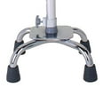 thumbnail image 5 of Carex Small Base Offset Handle Height Adjustable Quad Cane for All Occasions, 250 lb Weight Capacity, 5 of 7