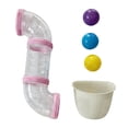 thumbnail image 3 of Tablero de actividades DIY Accesorios Túnel Aprendizaje Habilidades motoras finas Material DIY Sensorial rosa claro 43cm, 3 of 6
