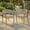 1: Natural, variant on Harper & Bright Designs Outdoor Woven Rattan Chair Set of 2, 2 Pieces Patio Accent Chairs Armchairs, 2 Person Acacia Wood Seating Group Chairs for Pool Garden, Natural