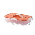 thumbnail image 3 of MERILER 18 Eggs Container for Refrigerator with Lids - Reusable Egg Storage to Keep Food Fresh and Organized (Clear), 3 of 7