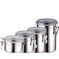 thumbnail image 2 of PLPPYFS Airtight Stainless Steel Food Storage Canisters Set, Sealed Tea Canister and Coffee Bean Jar Preservation Jar Tea Jar for Kitchen Pantry Organization Food Storage, Pantry Storage, 2 of 6