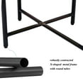 thumbnail image 5 of 2-Tier Small End Table, SHINPT Couch Tray Table with Wood Storage Shelf, Narrow Side Table for Small Spaces, Side Table for Living Room, Bedroom, Balcony, Bedside Table for Best Gift for Family, 5 of 8