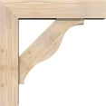 thumbnail image 3 of Ekena Millwork 7 1/2"W x 32"D x 32"H Funston Block Smooth Bracket w/ Offset Brace, Douglas Fir, 3 of 25