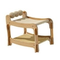 thumbnail image 2 of Cama rascadora para gatos, cojín rascador, cama para dormir, hamaca, apartamento con pelotas, alfombra rascadora para gatos domésticos y gatitos, 2 of 9