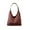 Coffee, variant on Generic Slouchy Suede Crescent Shoulder Bag Women Trendy Hobo Bags Crossbody Purse Cute Satchels Bag Top-handle Tote Handbag