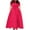 Hot Pink A1, variant on Lodgix Plus Size Summer Casual Dress A Line Dresses for Women Long Dresses with Sleeve Casual Belted Royal Blue XL