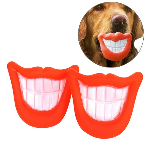 New Funny Smile Dog Puppy Treat Fetch Ball Toy Interesting Gift Audible Lip Pet Supplies New Funny Smile Dog Puppy Treat Fetch Ball Toy Interesting Gift Audible Lip Pet Supplies