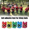thumbnail image 4 of Sioweci Stick Ball Vest Dodgeball Game with 5 Soft Balls Parent-Child Interactive Throwing Ball Toy Kids Boys Girls Playground Indoor Outdoor Activity Game Green Kid, 4 of 13