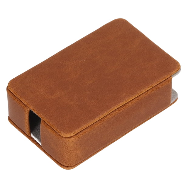 Storage Box, Provide Protection PU Leather Box 20 Capacity For Men For Travel ANGGREK Albaricoque
