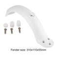 thumbnail image 2 of Tornillos traseros Coloque el guardabarros de scooter eléctrico con guardabarros ABS para M365 White, 2 of 7
