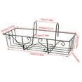 thumbnail image 2 of Support de Treillis pour Balcons Jardinière Pot de Fleurs Support Robuste en Fer Forgé Anti-Rouille Clôtures Ou Rampes, 2 of 18