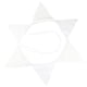 thumbnail image 1 of Banderines triangulares de tela de algodón con encaje de una sola rosa blanca para decoración., 1 of 5