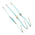 thumbnail image 3 of Bracelets de Cheville Boho Shell, Bracelets de Cheville en Ficelle, Cheville Étoile de Mer Perlée, 3 of 3