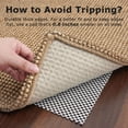 thumbnail image 6 of iOhouze Small Area Rug Washable 2'x3' Entryway Rugs Rubber Backing Indoor Entryway Accent Rug, Tan, 2'x3', 6 of 10
