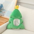 thumbnail image 2 of Sombrero de peluche de árbol de Navidad, novedoso tocado, cómodo para fiesta de Año Nuevo, cosplay Estilo A, 2 of 8