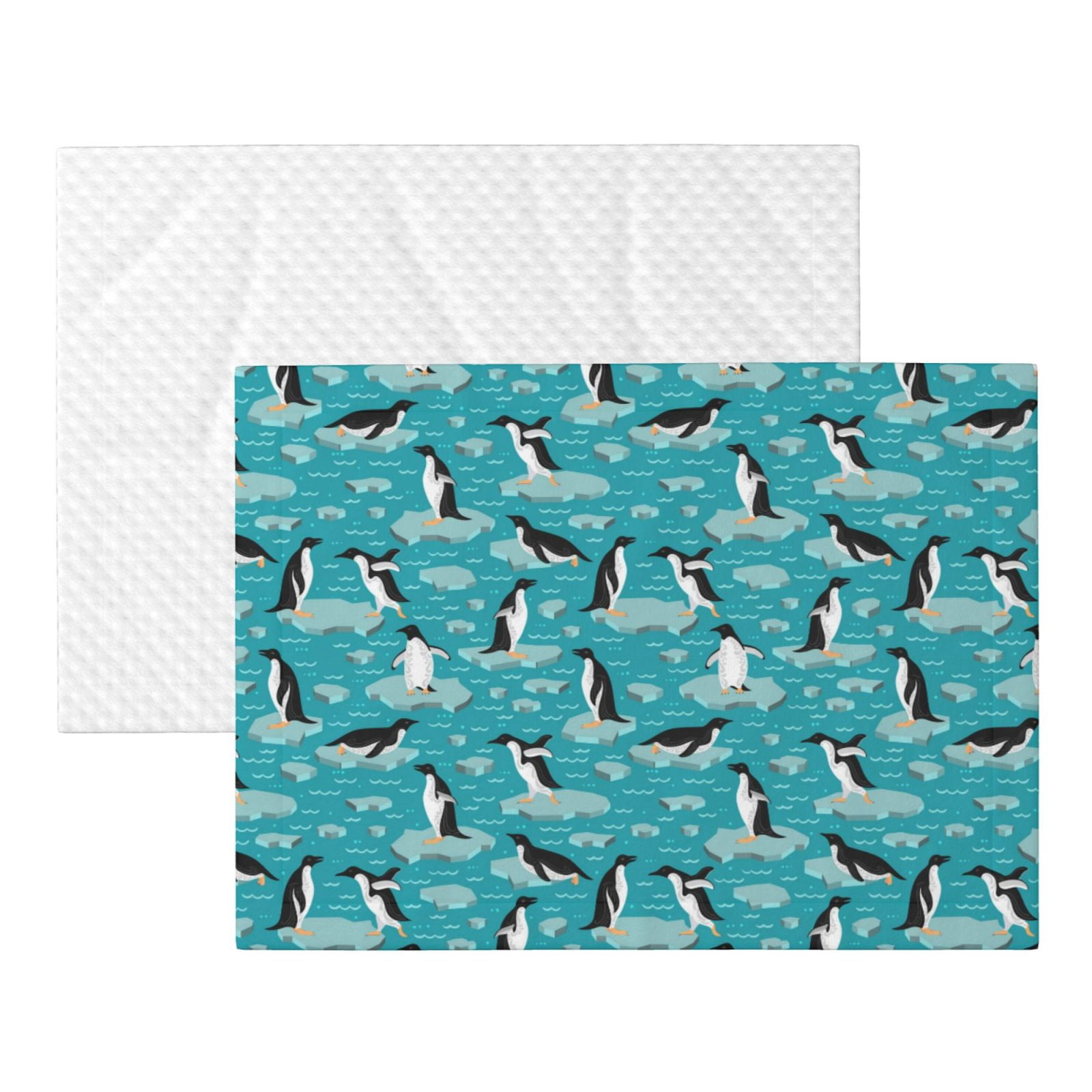 Naloa Penguins On The Ice In The Sea Dog Blanket, 3 Sizes Cat Blanket for Indoor Cats Large Medium Small Dog Gifts-Small