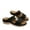 Black, variant on Agkizg Summer Women Sandals Thick Soles Slide Sandals with Arch Support Casual Slippers Beach Sandals Comfortable Shoes Black, Size 4.5