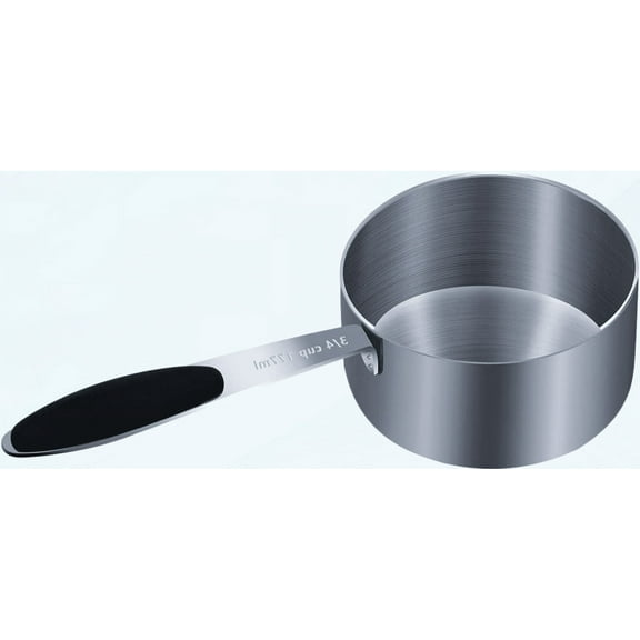 3/4 Cup(12 Tbsp | 177 ml |177 cc| 6 oz) Measuring Cup, Stainless Steel Measuring Cups, Single Metal Measuring Cup, Kitchen Gadgets for Cooking