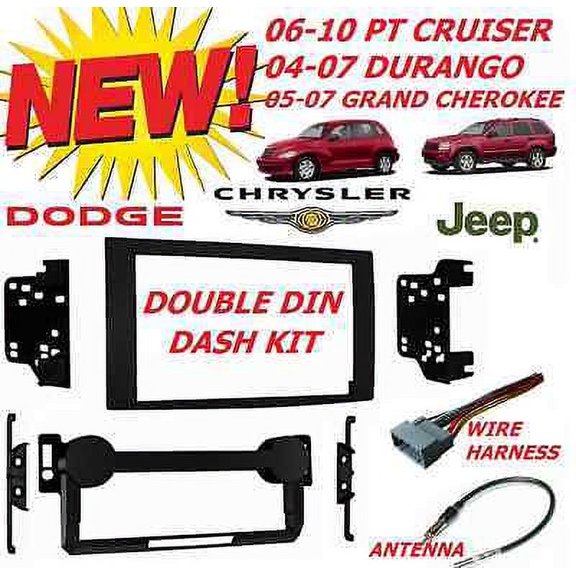 04 05 06 07 08 09 10 PT CRUISER DURANGO GRAND CHEROKEE DOUBLE DIN STEREO