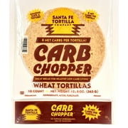 Santa Fe Tortilla Company Carb Chopper 7" Whole Wheat Flour Tortillas, 10 Count (18 oz)