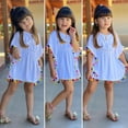 thumbnail image 3 of goowrom Robe Ample pour Filles, Col Rond Manches Courtes une-Pièce, 3 of 10