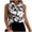 AC_ Multicolor, variant on Women Dark Base Soft Blue Floral Print Collared Sleeveless Button Down Shirt Thin Breathable Fabric For Tropical Vacation Layering Outfit Multicolor S