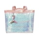 thumbnail image 1 of Bolsa Dama Tipo Sirena Corte Tote Escamas Tornasol Rosa Importadora La Merced Con Llavero Cola De Sirena, 1 of 6