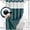 Seaweed Green, variant on DawnJoanHD Waffle Weave No Hook Shower Curtain with Snap-in Liner, White Polyester Fabric with See-Through Top Window, 72" x 75"