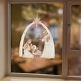 thumbnail image 1 of Decoraciones de Halloween, pegatinas navideñas para ventanas, pegatinas para arco familiar para exteriores, decoración navideña con figuras navideñas de bebé, pegatinas navideñas iluminadas para exter, 1 of 2