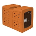 thumbnail image 1 of Dakota283 G3 High-Security Polyethylene Framed Door Dog Kennel, X-Large, Orange, 1 of 1