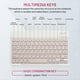 thumbnail image 5 of Teclado Bluetooth de 10 Pulgadas, Recargable, Ultrafino, Inalámbrico, con Teclado y Ratón, para Android, para , para Tabletas, para , para , A, 5 of 5