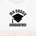 thumbnail image 4 of Inktastic My Daddy Graduated College Graduate Girls Baby Dress, 4 of 5