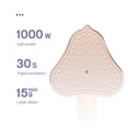 thumbnail image 3 of Vaporizador Ropa Mano Plancha Portátil 1000W para El Y Viajes() Blanco, 3 of 4