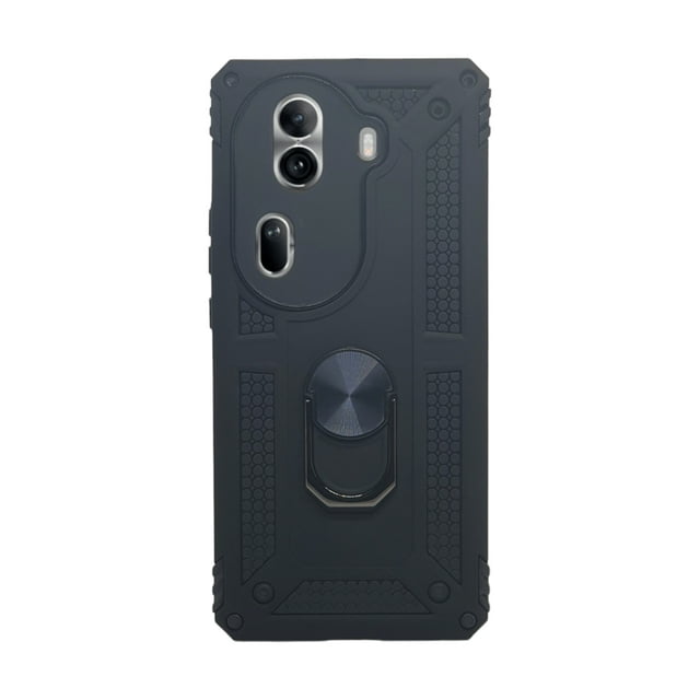 Funda Uso Rudo Con Anillo Magnético Para Oppo Reno 11 Pro Negro Cely Vesmir