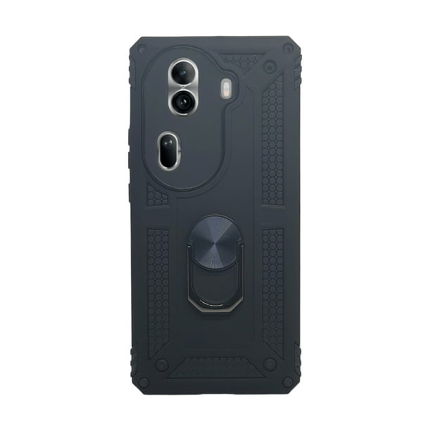 Funda Uso Rudo Con Anillo Magnético Para Oppo Reno 11 Pro Negro Cely Vesmir