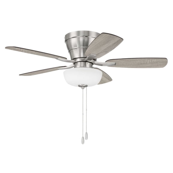 Craftmade Lighting - Wheeler - 5 Blade Flush Mount Ceiling Fan with Light