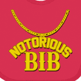 thumbnail image 4 of Inktastic Notorious Bib Boys or Girls Baby Bib, 4 of 4