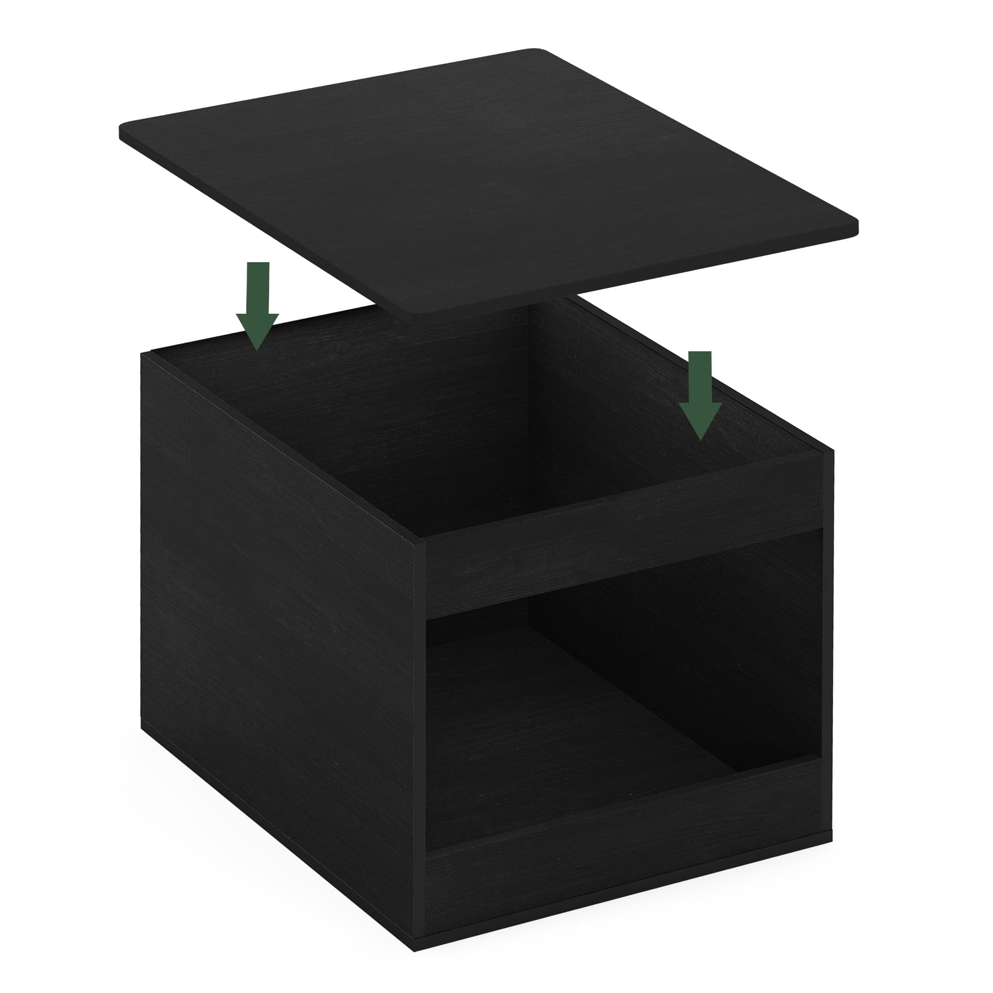 Furinno 20395AM Peli Top Opening Litter Box Enclosure, Americano