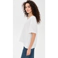 thumbnail image 4 of Remera Nina V de Free People en Marfil, Talle M, Transpirable, 4 of 6