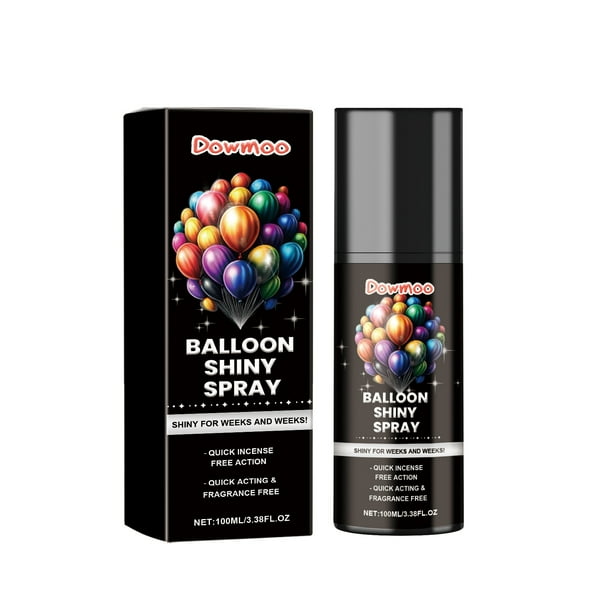 Mom's Best Abrillantador instantáneo para globos, sin necesidad de toalla y brillo duradero, transparente, 100 ml / 3.38 onzas