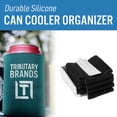 thumbnail image 2 of Tributary Brands Organizador enfriador de latas, alternativa al dispensador de montaje en pared (paquete de 2) (2), 2 of 5