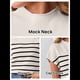 thumbnail image 4 of Suéter A Rayas con Cuello Alto y Mangas para Mujer (2025), Color , Talla L, 4 of 8